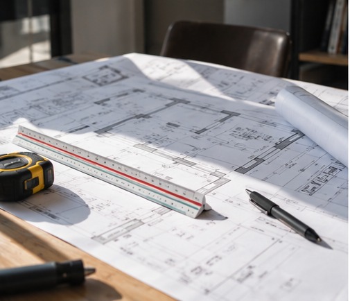 Trabajo sobre planos y documentación arquitectónica
